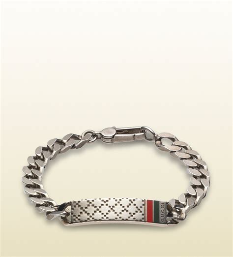 gucci braclet for men|luxury silver bracelets for men.